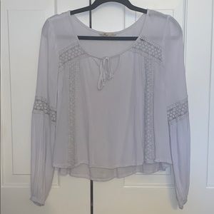 A white blouse from Hollister